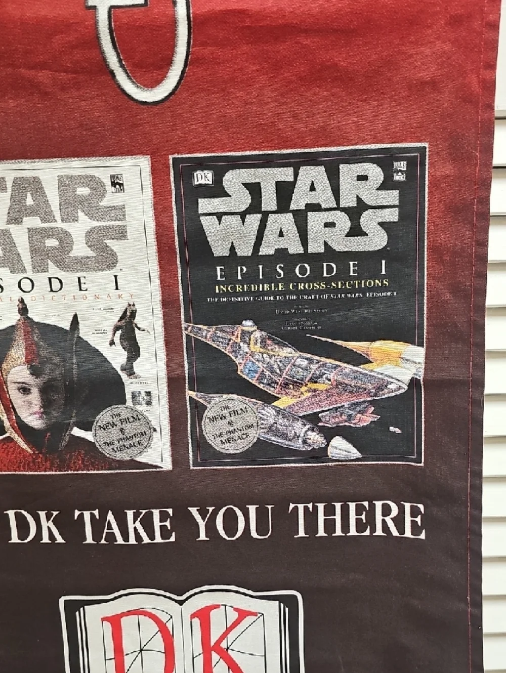 Original Star Wars Episode I Promotional Canvas Wall Hanging The Phantom Menace